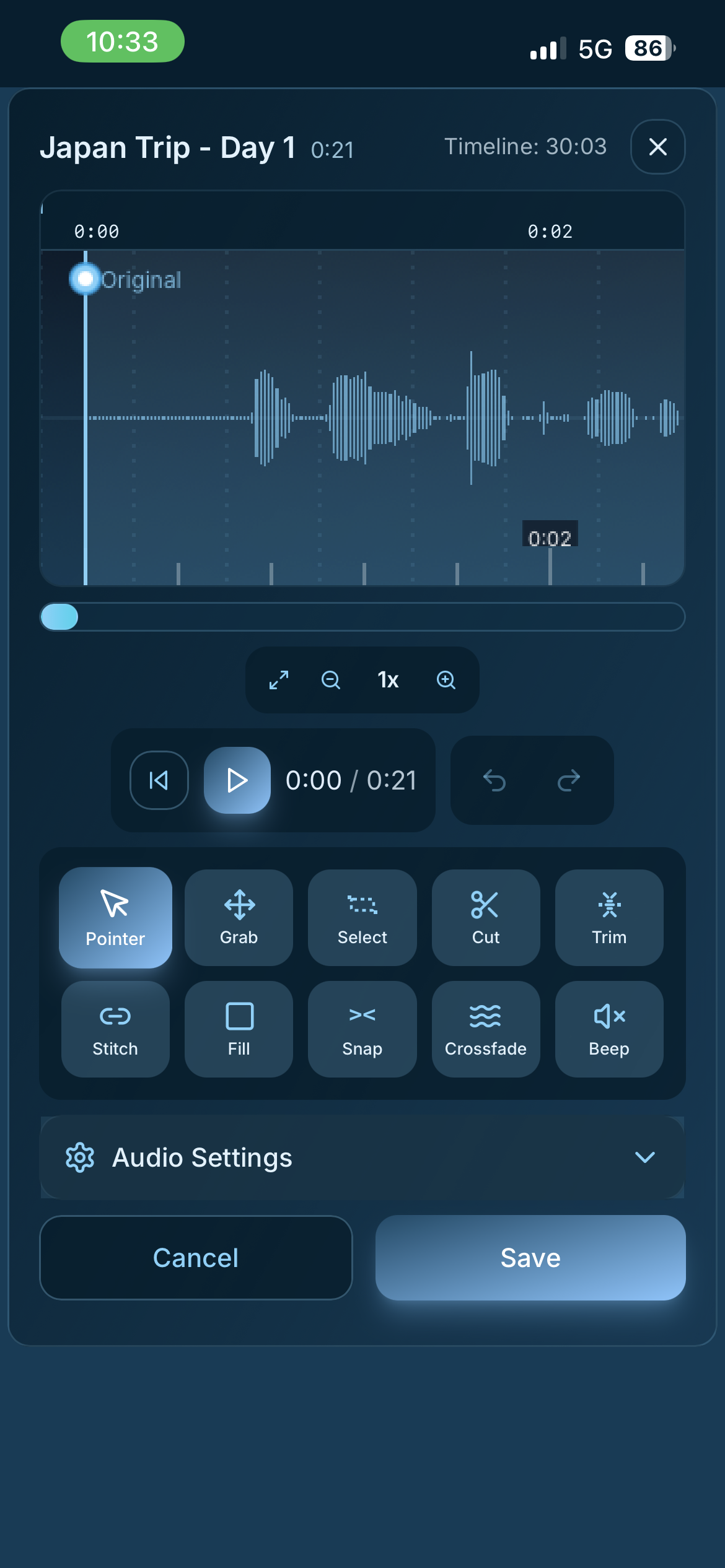 Edit - Mobile