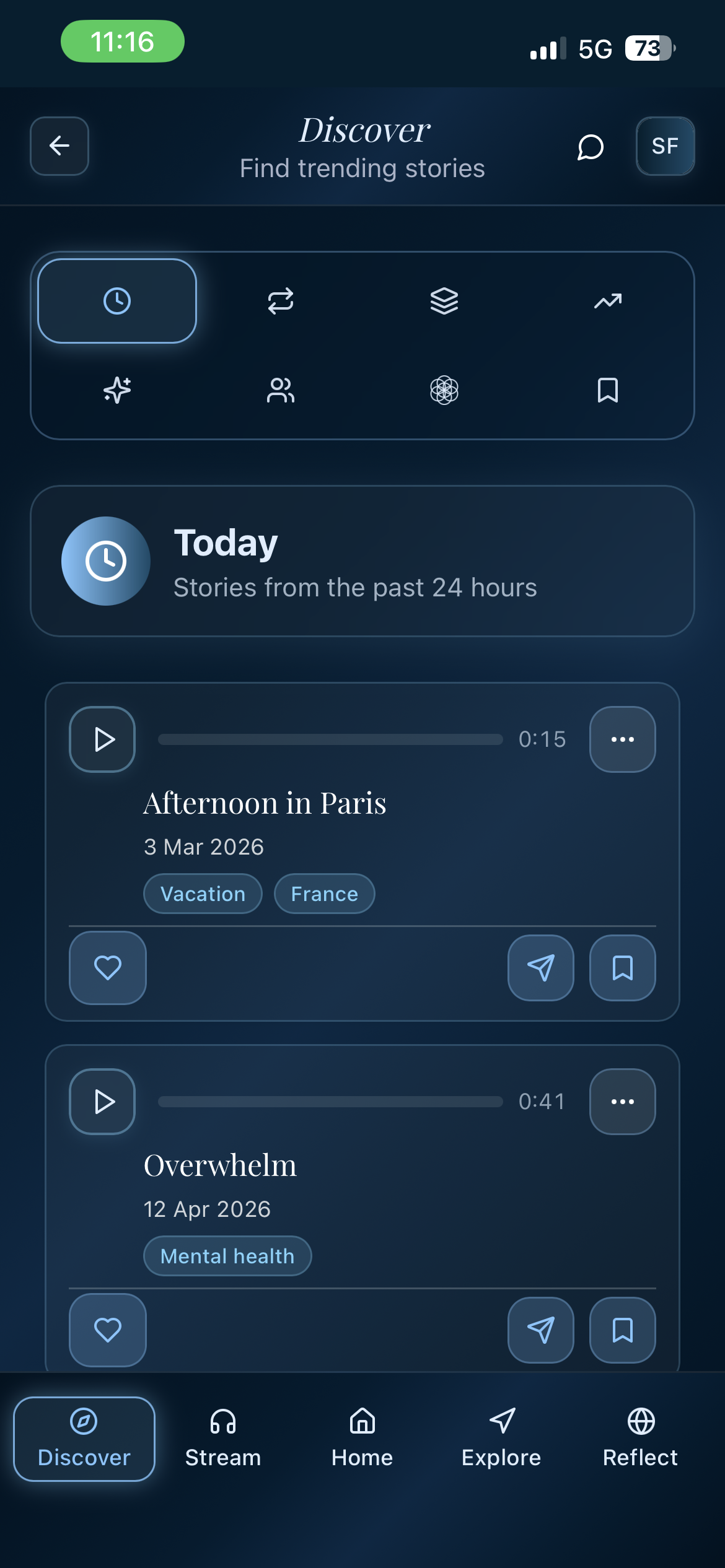 Discover - Mobile