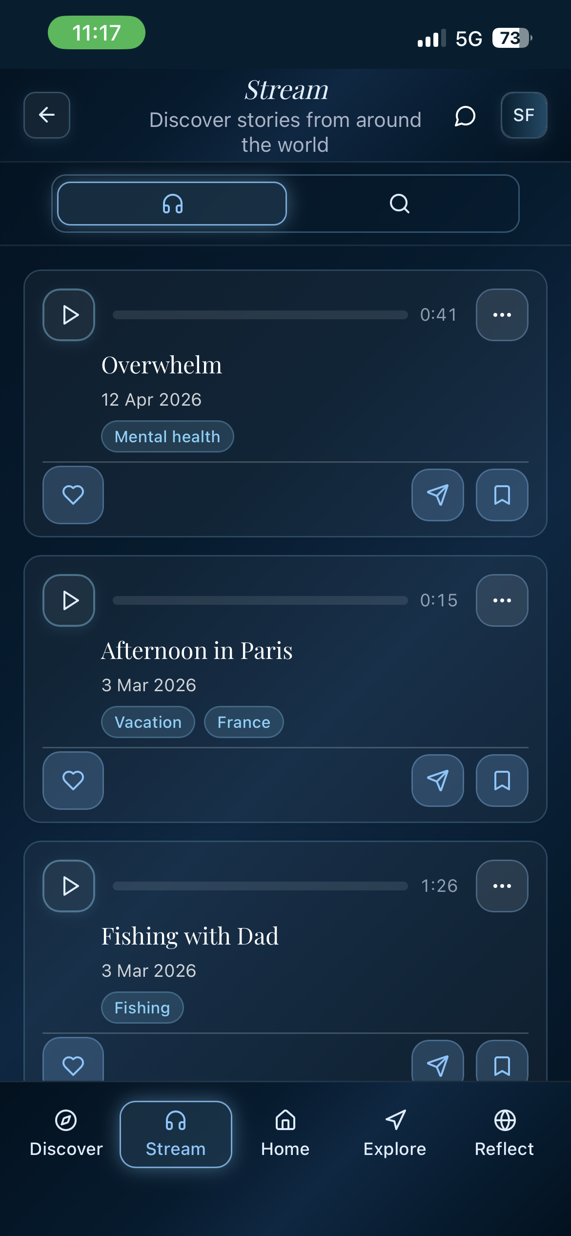 Stream - Mobile