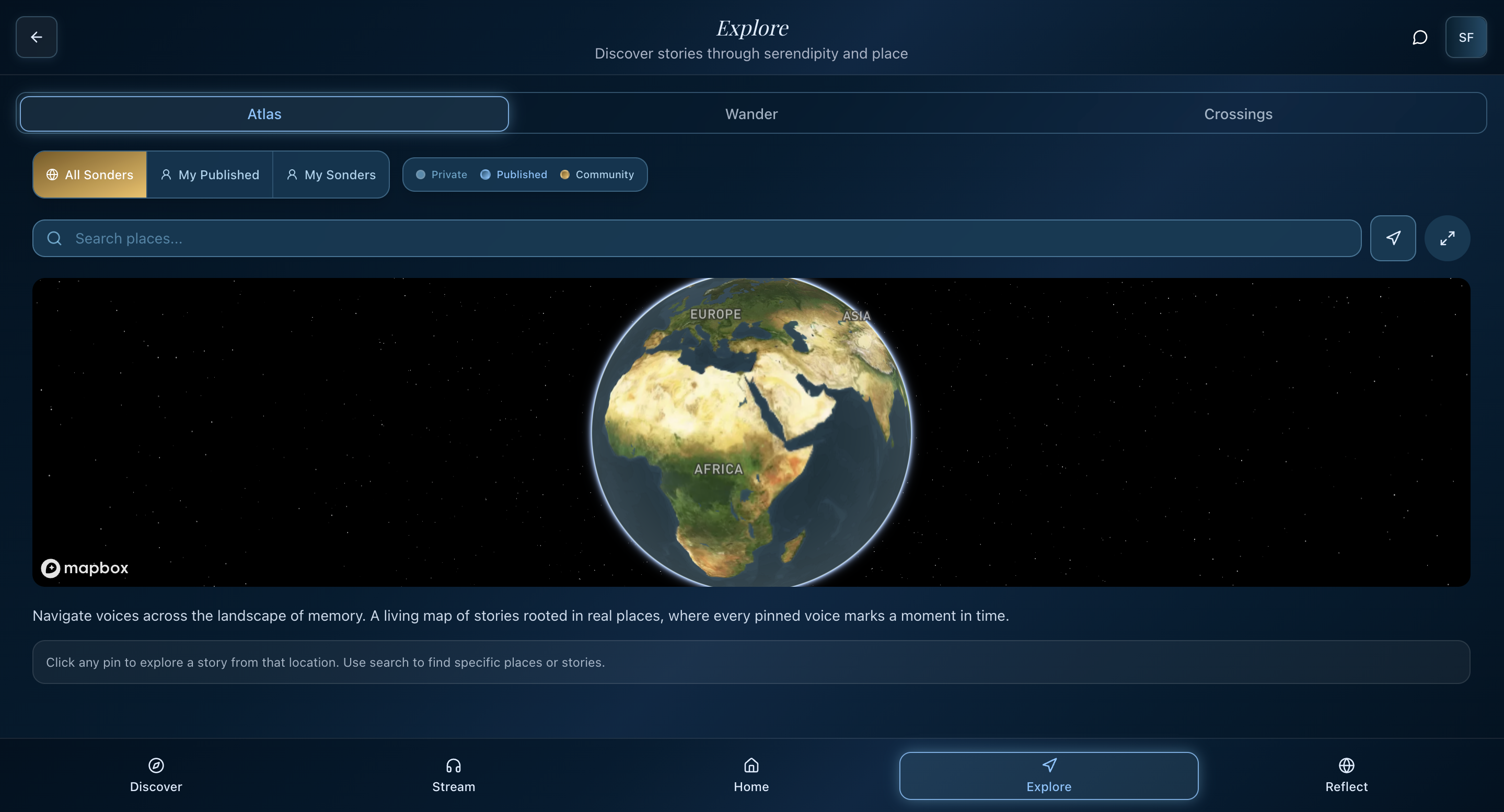 Atlas - Discover stories through place