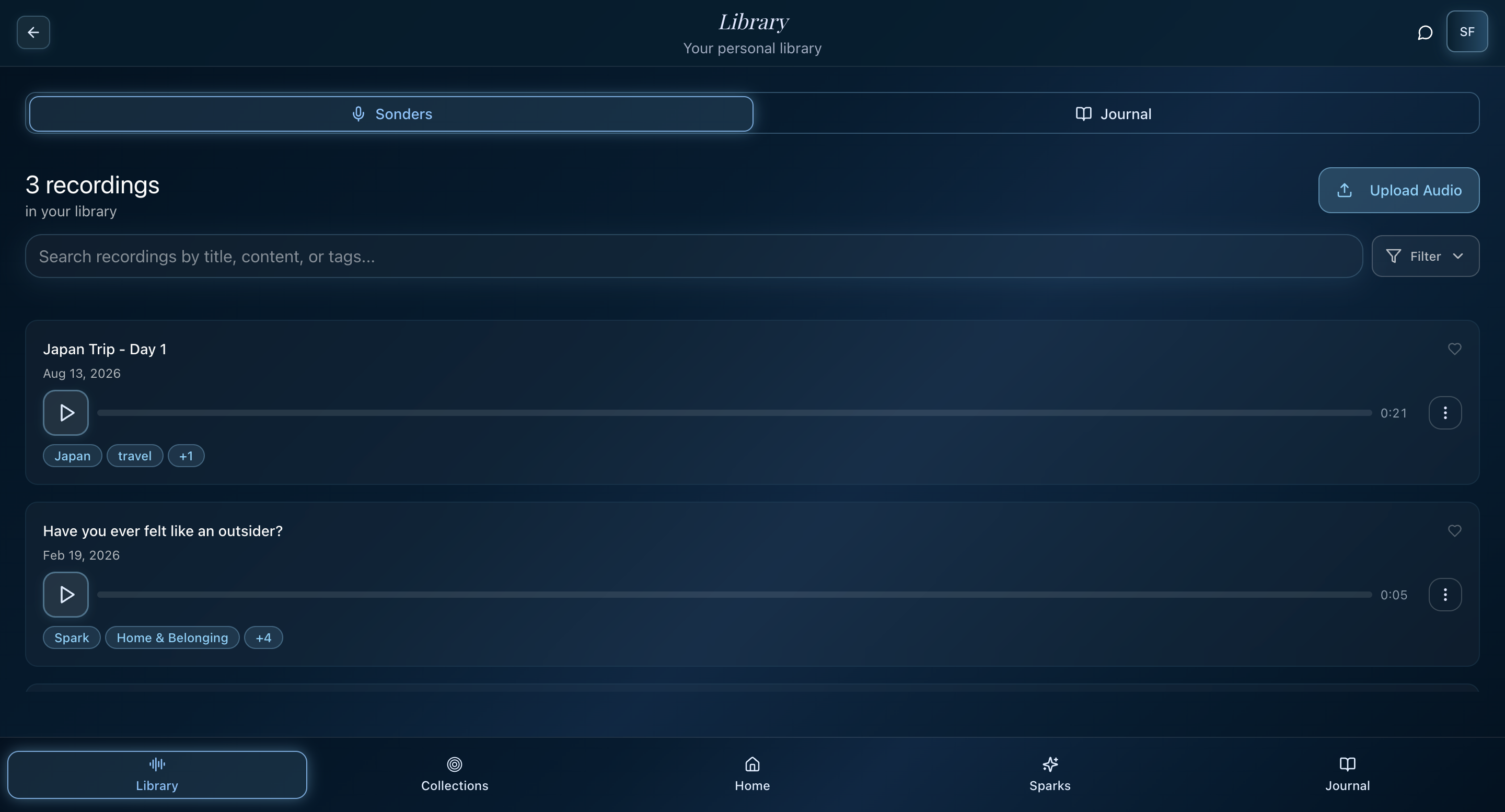 Organise - Desktop