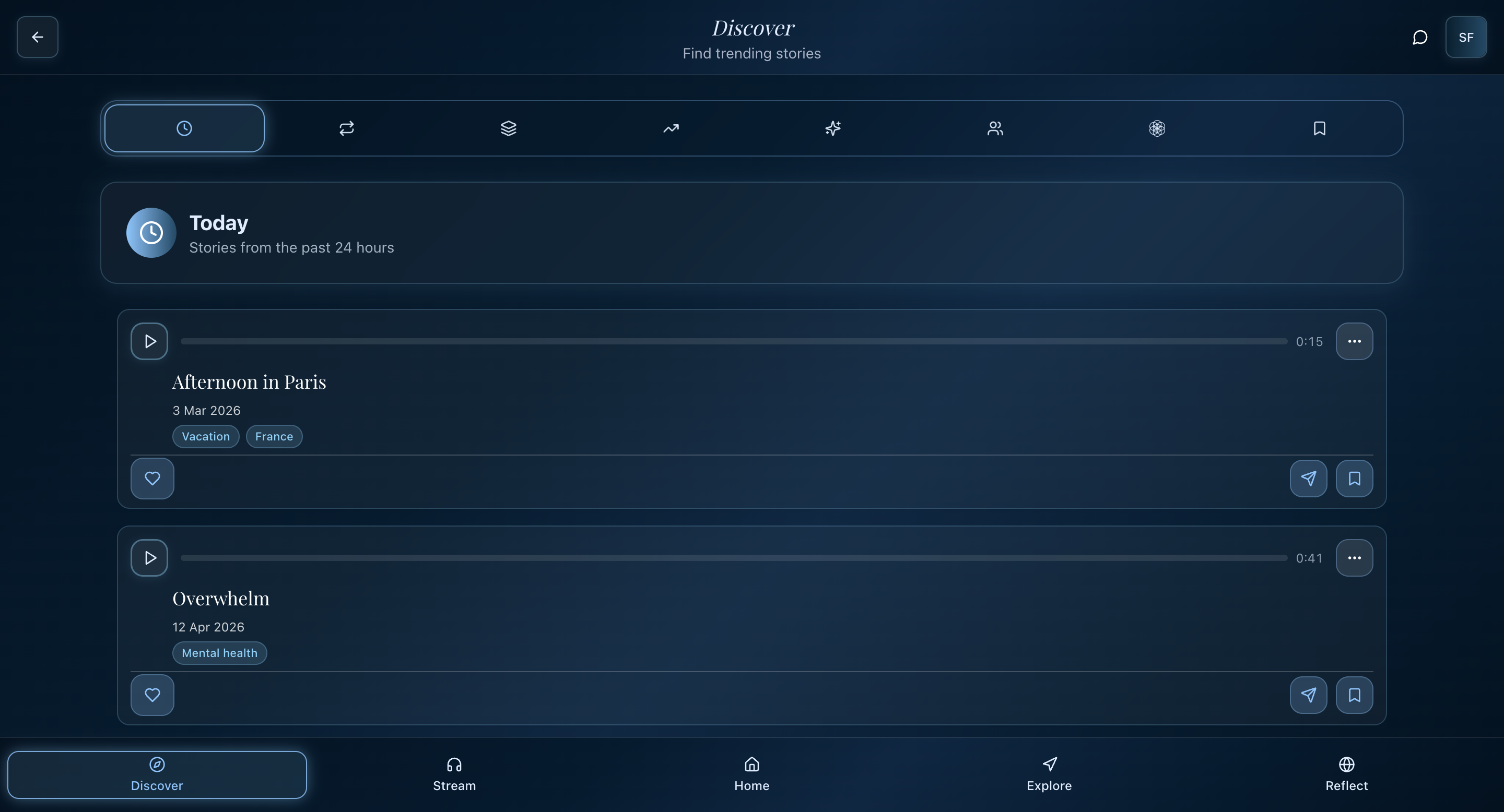 Discover - Desktop
