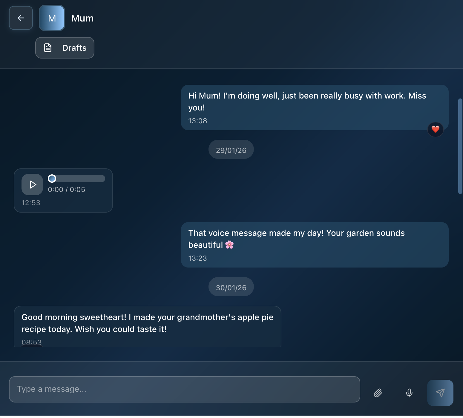 Message Center